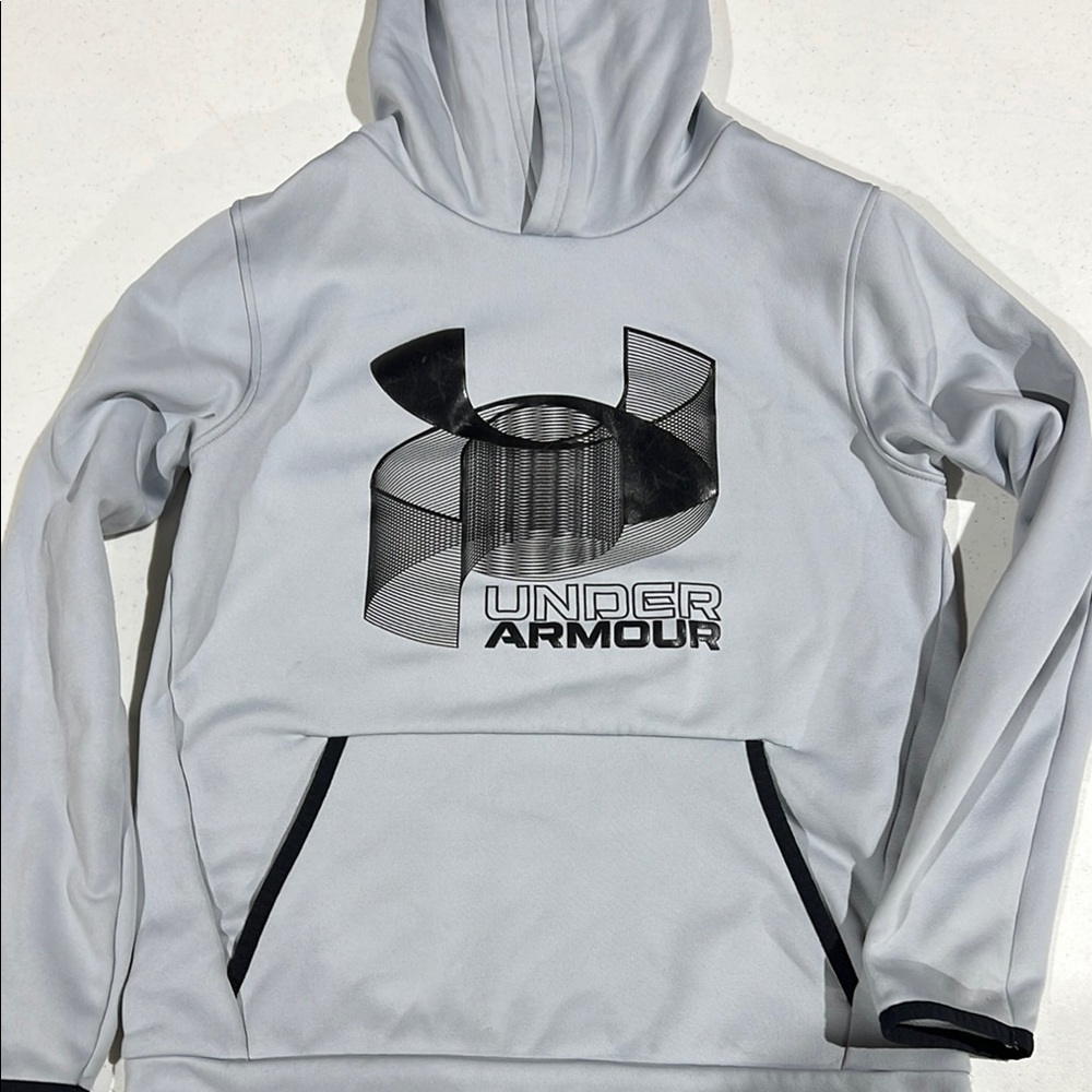 Under Armour Gray Hoodie boys medium